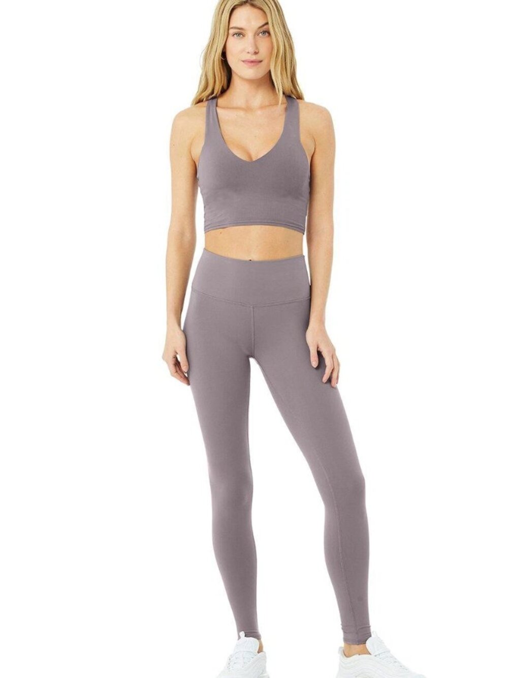 Alo Yoga High-Waist Airbrush Legging - Purple Dusk